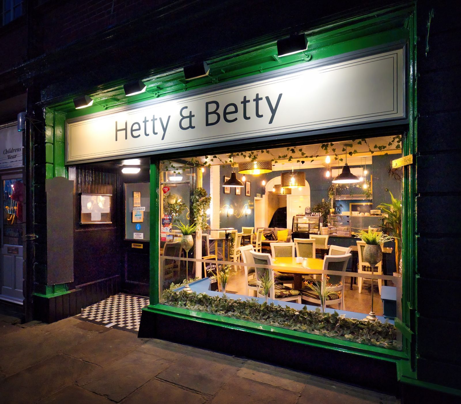 The Hetty and Betty frontage on Baxtergate, Whitby